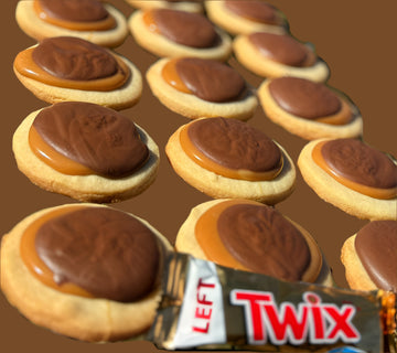 Twix-Inspired Cookies – Buttery, Caramel, and Chocolate Bliss!